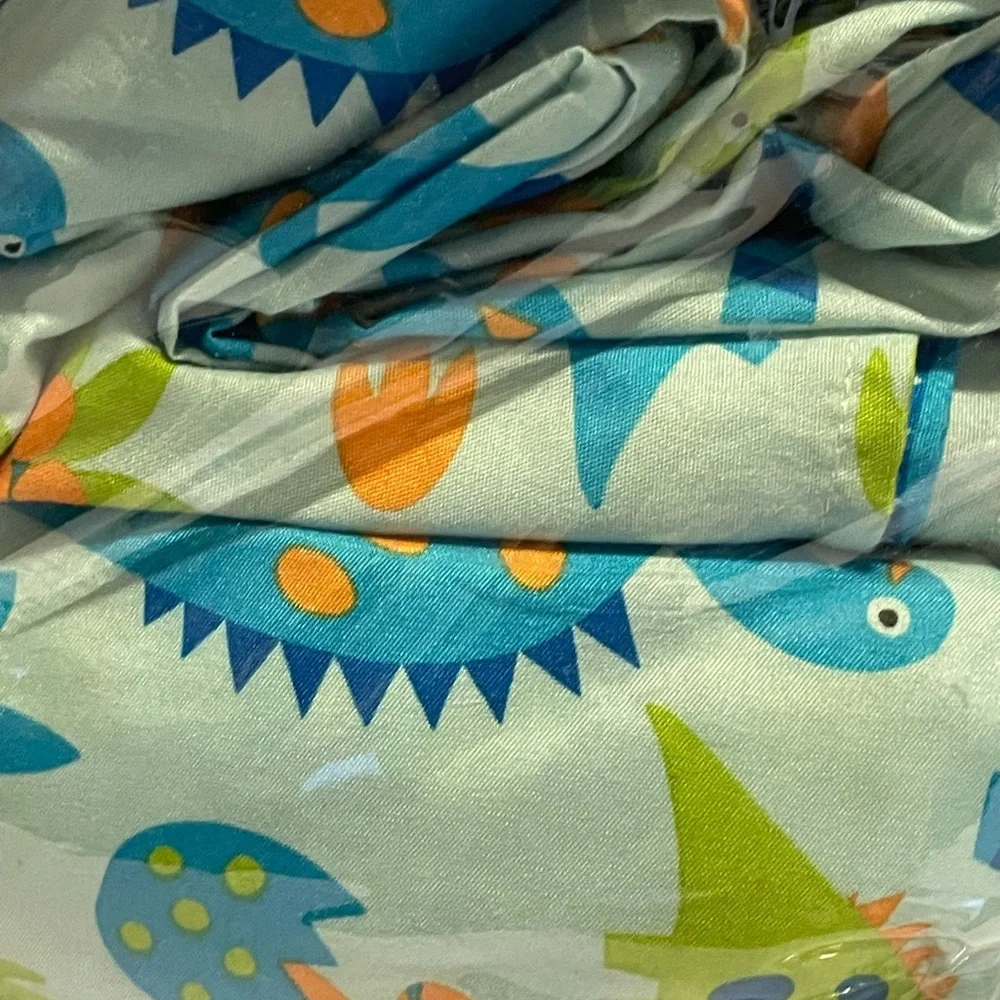 Kute Kids Baby Dinosaurs Full Size Sheet Set Bedding, Easy Care Microfiber